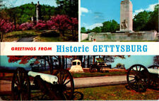 Greetings From Historic Gettysburg, Pennsylvania postcard. picture