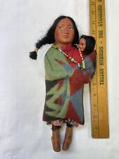 Skookum Doll, mother & Child 1930s great condition 11” H  $85  picture