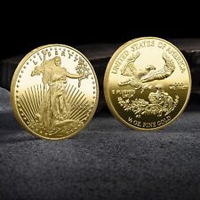 2024 Statue of Liberty Commemorative United States Of Americe Metal Coin Gold picture