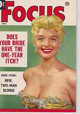 (UNREAD) Cheesecake pinup digest magazine #662 - MAY 1955 - FOCUS picture