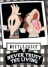Beetlejuice Barbara and Adam Never Trust the Living Refrigerator Magnet UNUSED picture