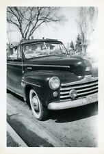 VTG Photo Old Car 1950s 40s Convertible White Wall Tires Big Grille Colorado picture