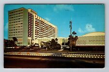 Miami Beach FL-Florida, Americana Hotel, Bal Harbor, Vintage c1960 Postcard picture