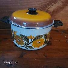 Vtg Capri Gourmet 6 QT Covered Stew Pot Made In Spain Open Box picture