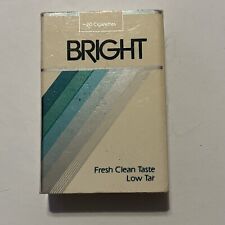 Matchbook Bright Cigarettes Tobacco 1982 RJ Reynolds Matches picture
