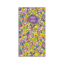 Sellers Publishing Ditzy Flowers 2024 Two-Year-Plus Pocket Planner w picture