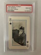 PSA 10 MINT  1966 GREEN HORNET PLAYING CARD 8 OF SPADES POP 2 picture