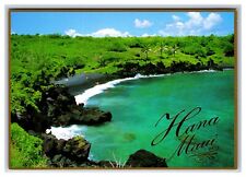 Hana Shoreline Maui Hawaii HI UNP Gilt Continental Postcard O21 picture