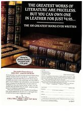 The Easton Press Greatest Works of Literature Mail Order Vintage 1995 Print Ad picture