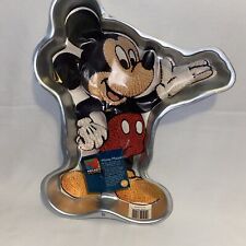 Vintage 1995 Wilton Mickey Mouse Full Body Cake Pan Mold 2105-3601 Aluminum picture