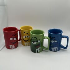 M&M 2011 Official Licensed Embossed 3D Character Coffee Mugs Set of 4 picture