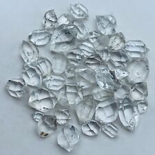 43pc Herkimer Diamond AAA small 4mm to 10mm Top gem crystal From-NY 41ct picture