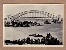 1937 Sydney Australia / Ardath World Views #8 / 83 yr old photo card / EX cond. picture