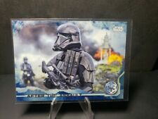 2016 Topps Star Wars Rogue One Series 1  #58 AFTER THE ASSAULT SP Blue Parallel  picture