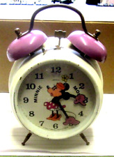Vintage Bradley Walt Disney Productions Minnie Mouse Alarm Clock. Working. picture