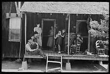 Photo:Family of sharecropper on front porch, Southeast Missouri Farms picture