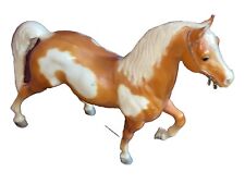 Vtg Breyer Palomino Pinto Horse Prancing W/ Reigns Only No Saddle Western As Is picture