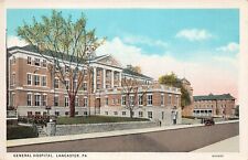 Lancaster PA Pennsylvania General Hospital Downtown 1920s Vtg Postcard Y5 picture