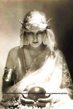 Vintage Fortune Teller PHOTO Crystal Ball Palm Reader Psychic Scary and Sexy picture