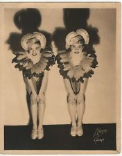 Leggy Pre-Code Showgirls BAREFOOT 1920s SHANNON SISTERS CHEESECAKE PHOTO 463 picture
