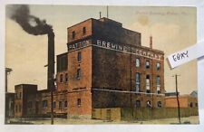 EARLY PATTON PA. BREWING CO BEER BREWERY + STOCK HOUSE RACKING ROOM NEW POSTCARD picture