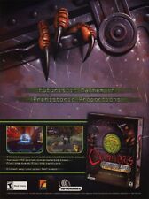 Carnivores Cityscape PC Original 2003 Ad Authentic FPS Shooter Video Game Promo picture