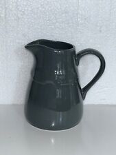 Longaberger pewter grey cottage creamer pitcher woven traditions. picture
