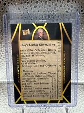 2022 Pieces of the Past  Thomas Jefferson  Authentic Jumbo Relic picture