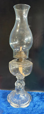 Antique 1890 Hurricane Oil Lamp 17.5