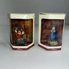 Rare Mickey Mouse 1940 & Yensid Tiny Kingdom Fantasia Figure Box Disney Japan picture