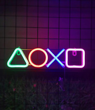 NEW LED Playstation Video Game Room Light Neon USB Powered Sign for Wall Decor picture
