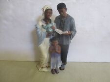 Vtg Young's Inc. Treasures of the Heart African American Family Praying Figurine picture
