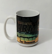 United States Army Fort Richardson Coffee Cup Mug   IMPERFECTIONS picture