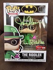 FUNKO POP JOHN GLOVER AUTO THE RIDDLER 7BAP  (VOICE FROM ANIMATED SERIES) /140 picture