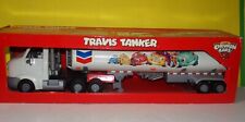 Chevron Cars Travis Tanker Toy Semi Truck Fuel Hauler Truck Vintage 2005 picture