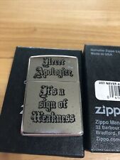 Cool Retired 2015 Never Apologize  Zippo Lighter picture