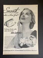 Vintage 1949 Lux Soap Ida Lupino Print Ad picture
