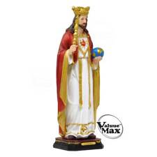 ValuueMax™ Jesus Christ the King Statue, Finely Detailed Resin, 12 Inch Tall picture
