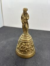 Cast Brass Repousse Bell Napoleon at Waterloo Bell Table Bell 6” T picture