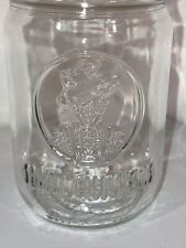 Slim Chickens 12oz Mason Jar Glass Embossed Logo With Lid picture