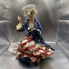 Clothtique Possible Dreams Betsy Ross Figure with US Flag Vintage New picture