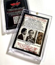 Henry Hill “ Goodfellas “ Authentic Relic Series Card #HH01 In Case COA On Back picture