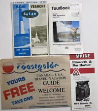 Maine Vermont Coast Travel Guide Brochures Flyers TourBook KOA picture