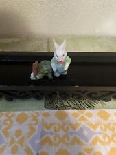 Vintage Enesco? Tortoise And The Hare Figurine Approx 3x3” picture