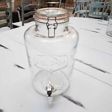 2 Beverage dispenser 2 large beverage dispensers, clear holds more than 1 gallon picture