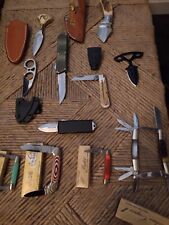 vintage knife collection lot picture