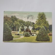 Oak Grove Cemetery Fountain La Crosse Wisconsin WI Antique Postcard c1909 picture