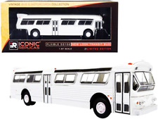 Flxible 53102 Transit Bus with A/C Unit Blank White Vintage Bus & Motorcoach Co picture