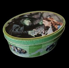 Vintage VANDOR Wizard Of Oz Dorothy AND The Wicked Witch Oval  Keepsake Tin NEW picture