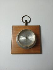 Vintage Springfield Instrument Co. NJ Barometer on Wood Plaque picture